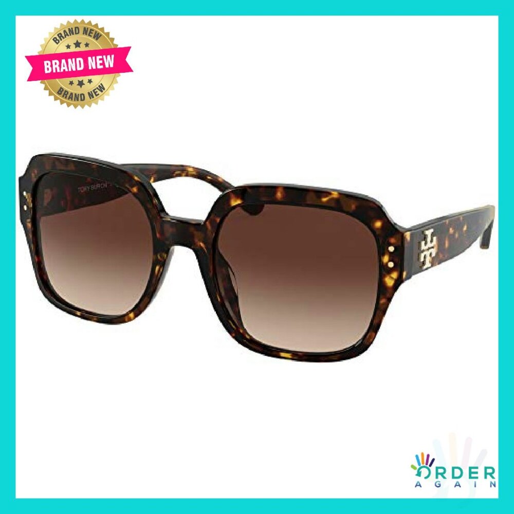 Square Sunglasses Plastic Frame Gradient Lens Chi… - image 2